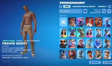 Conta Fortnite+100Skins (Travis Scott,Machado leviatã entre outras na descrição)