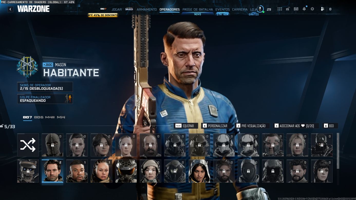 CONTA WARZONE / CALL OF DUTY BO6/BO7 COMPLETA - CHEIA DE ITENS