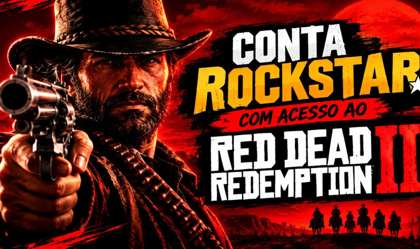 Red Dead Redemption 2 Conta Rockstar (Acesso Total / Troca E-mail)
