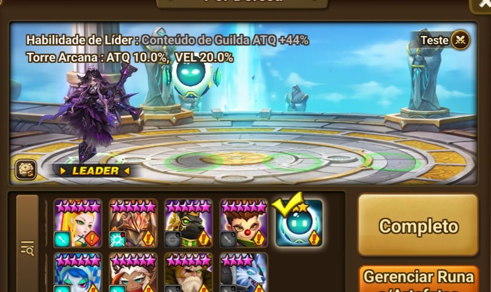 CONTA SUMMONERS WAR VELASKA + ROBÔ DE LUZ SERVIDOR GLOBAL