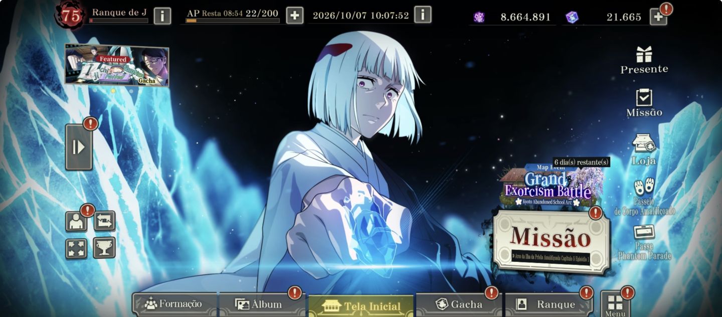 JJKP CONTA END GAME OPORTUNIDADE 12 LIMITADO MUITOS METAS BEM UPADA 21K DE CUBOS