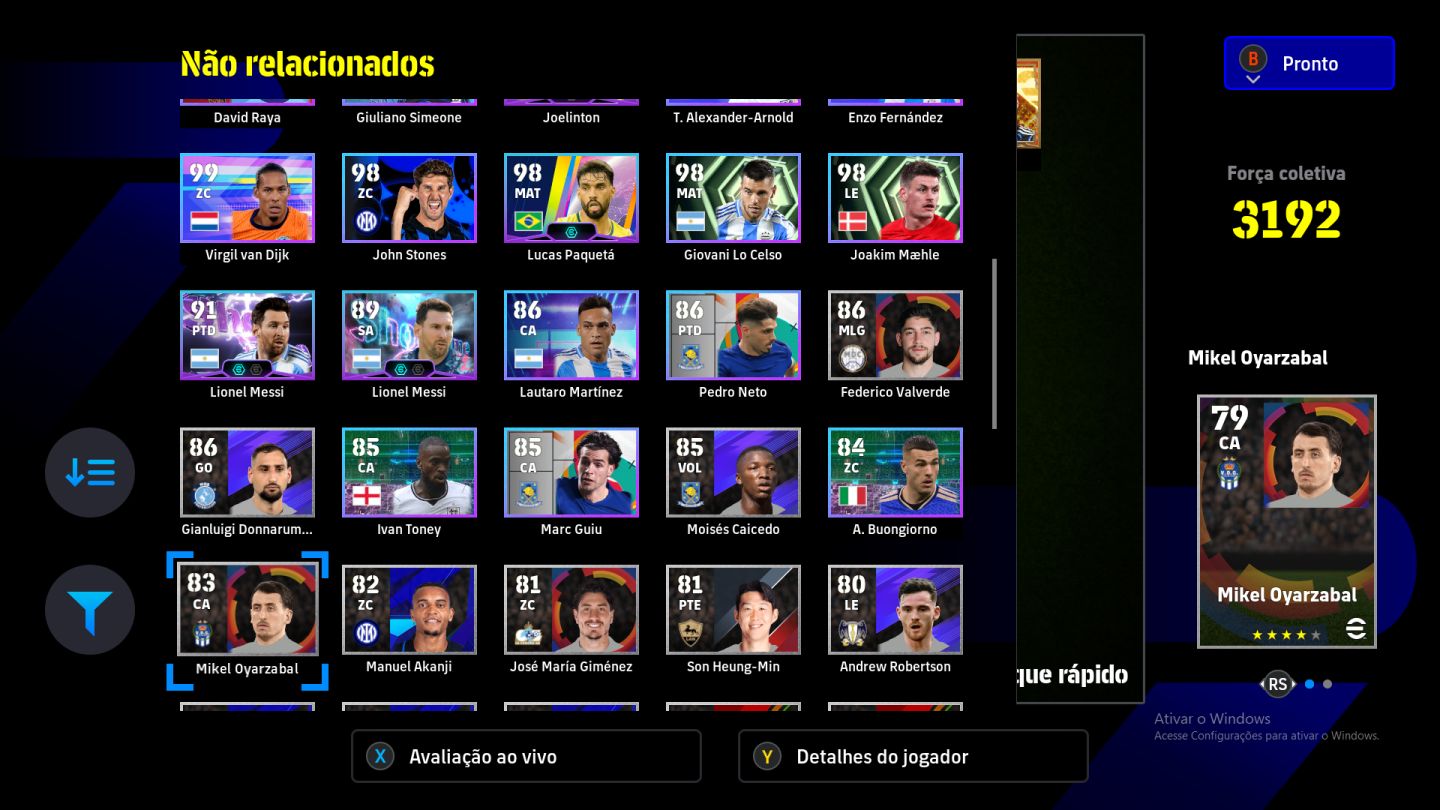 A BRABA DE PC STEAN, MESSI OVERAL 110, SUAREZ 105 BLITZ CURLER, AGUERO BLITZ