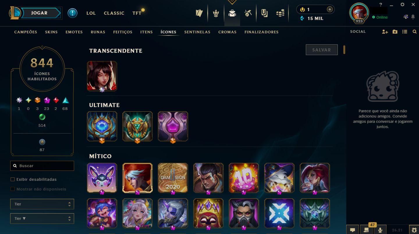 CONTA LEAGUE OF LEGENDS (MONO RIVEN / HIGH ELO / SKINS RARAS)