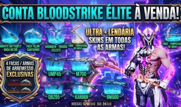 CONTA DO BLOOD STRIKE 4 FACAS, SKINS ULTRAS E ETERNO