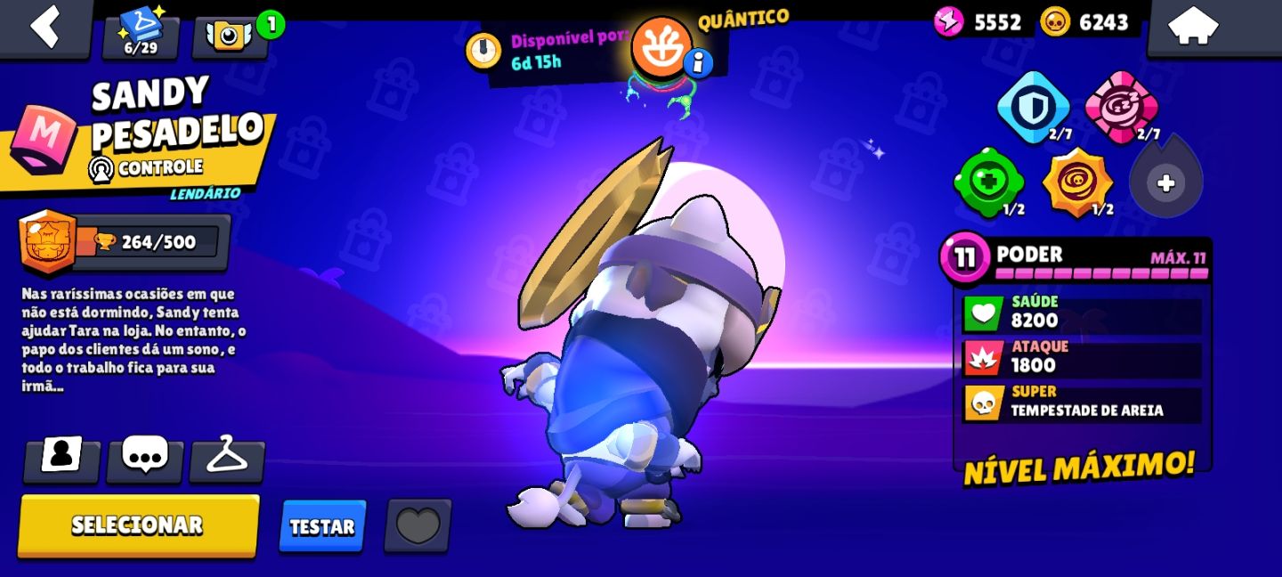 Conta antiga de brawl star main Leon