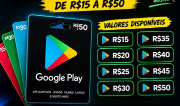 GIFTS CARDS [GOOGLE PLAY] + RÁPIDO
