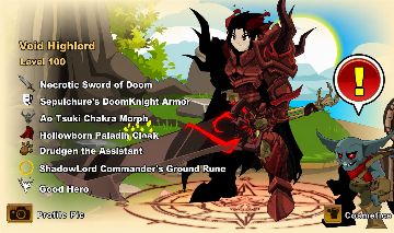 Conta AQW Endgame | VHL LR CAv NSoD SDKA Crag Drudgen 2 Chronos