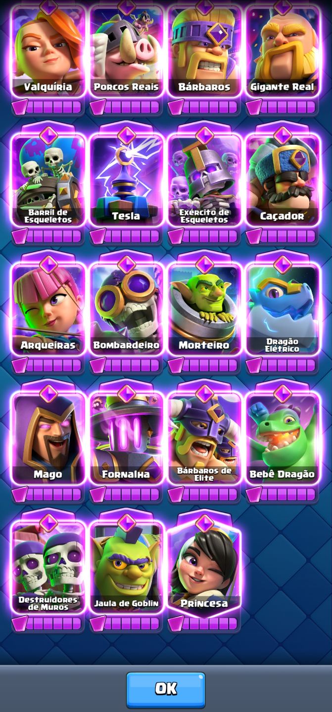 Conta Clash Royale