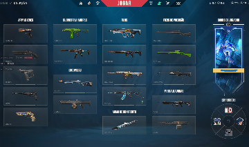 CONTA DE VALORANT À VENDA! Skins raras +