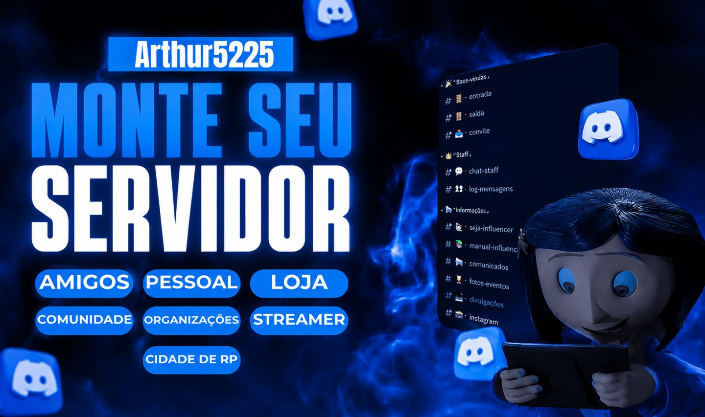 [PROMOÇÃO] CRIO SEU SERVIDOR NO DISCORD