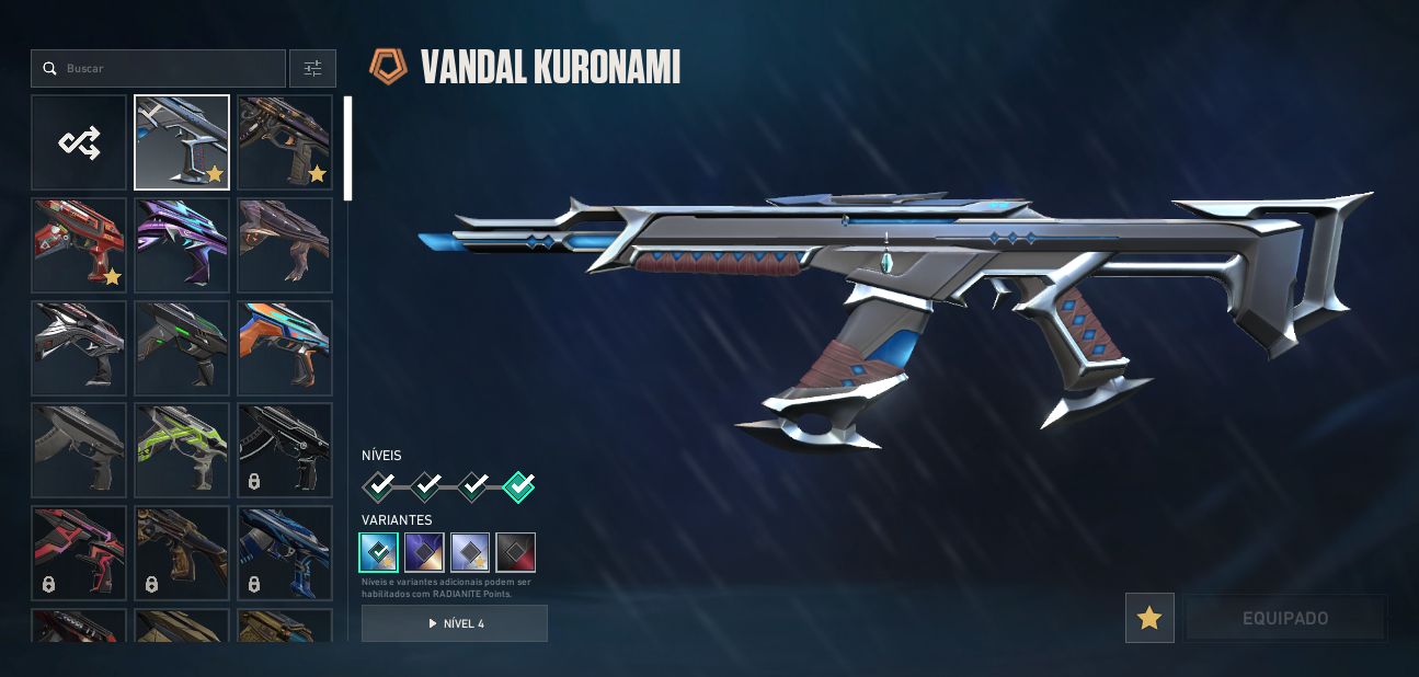Conta valorant Mais de 2K gastos. 20+ skins.
