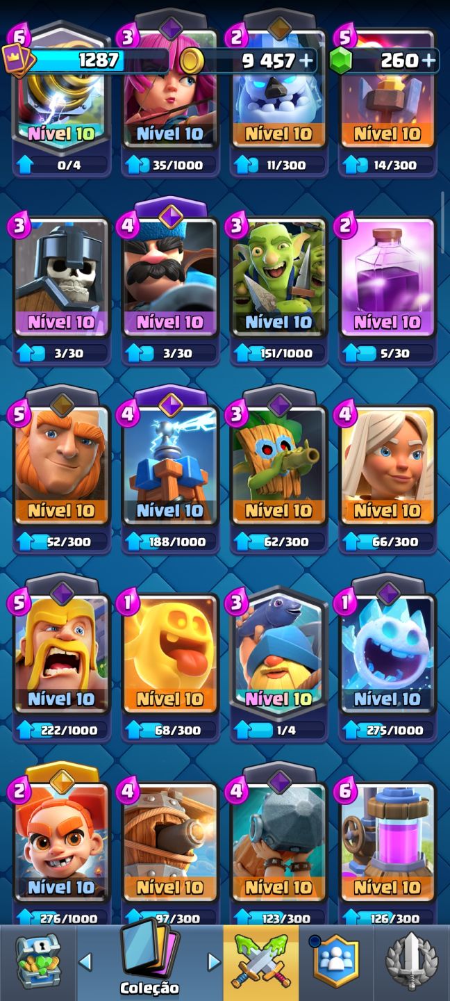 Conta extremamente gemada no Clash Royale! Apelona, prontinha para upar!