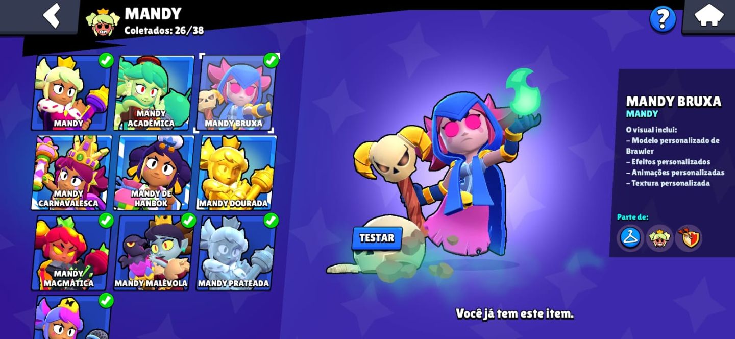 Conta Brawl Stars 85K de Troféus - Brawl Passe ativo!