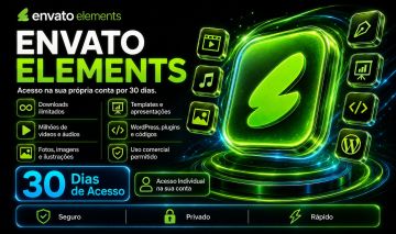 Envato Elements Oficial Acesso na Própria Conta 30 Dias