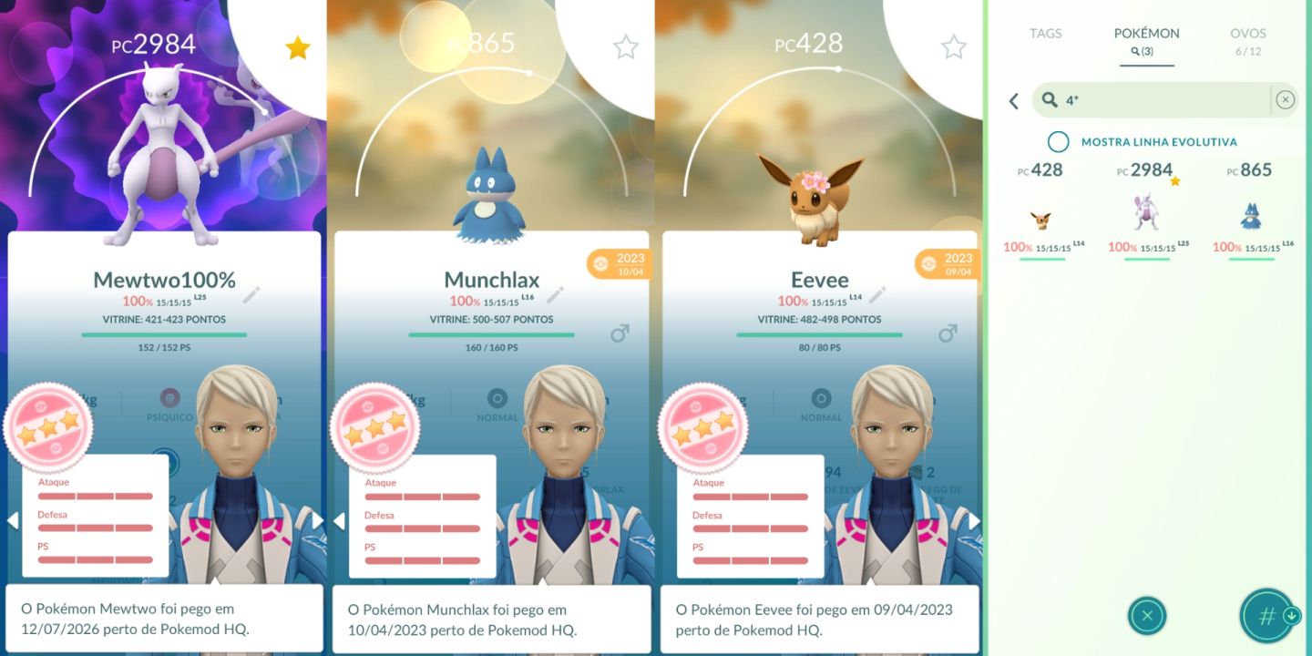 CONTA PREMIUM LV42 ZEKROM SHINY FUNDO 4 LENDARIOS SHINYS E MAIS - POKEMON GO