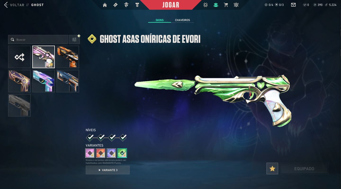 Conta Valorant e LoL com muitas skins raras