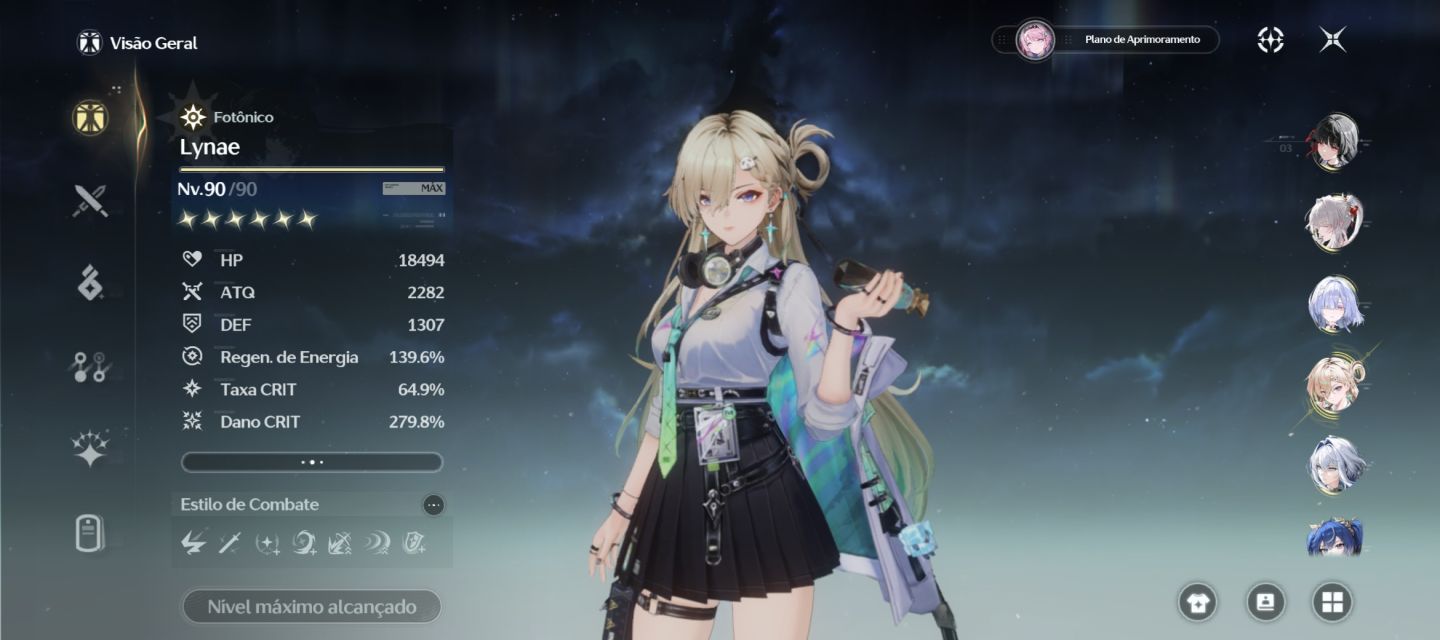 Conta WuWa End-Game UL 80 (Dia 1)
