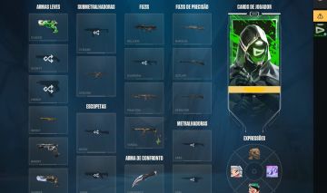 Conta valorant com muitas skins (platinum 3 pc)