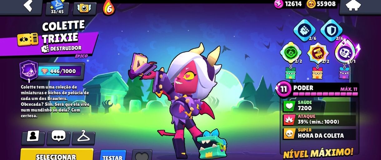 Conta de Brawl stars extremamente rara e upada.