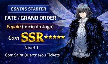 FGO Contas Starter NA | SSRs | Fuyuki | Escolha a Sua