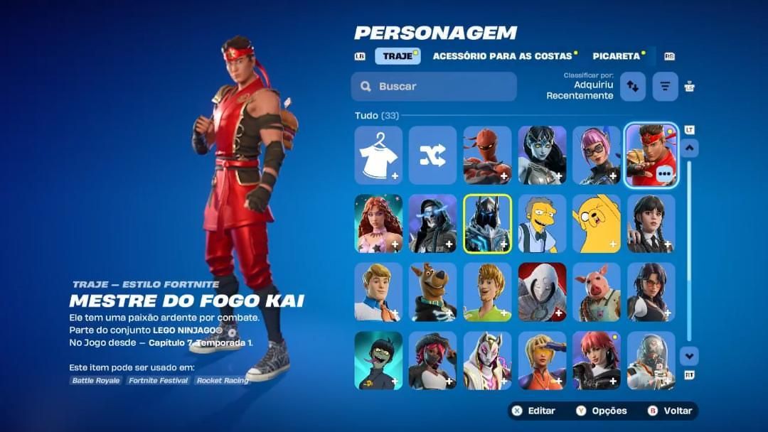 Conta fortnite