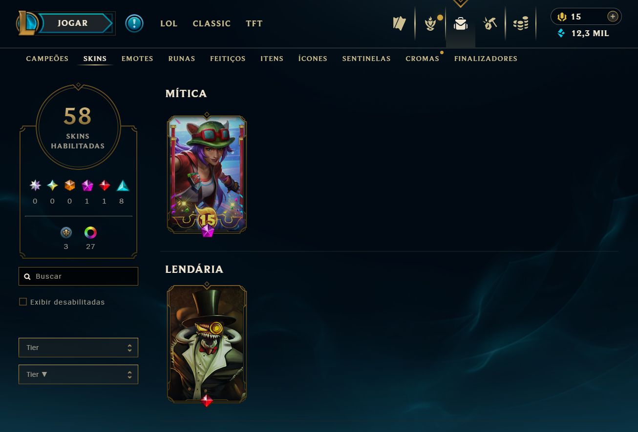 [ACESSO IMEDIATO] 70+ skins Ouro IV em MD5 MMR Buffado