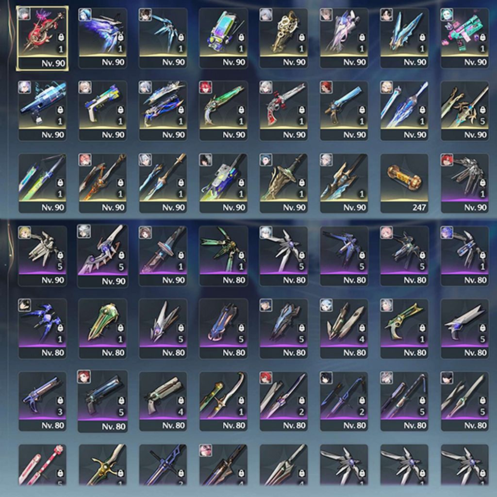 CONTA UL80 COM 24 PERSONAGENS E 22 ARMAS T5.