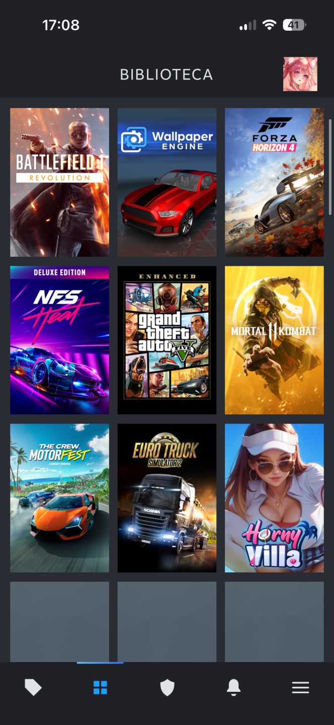 CONTA STEAM COMPLETA R$ 700$