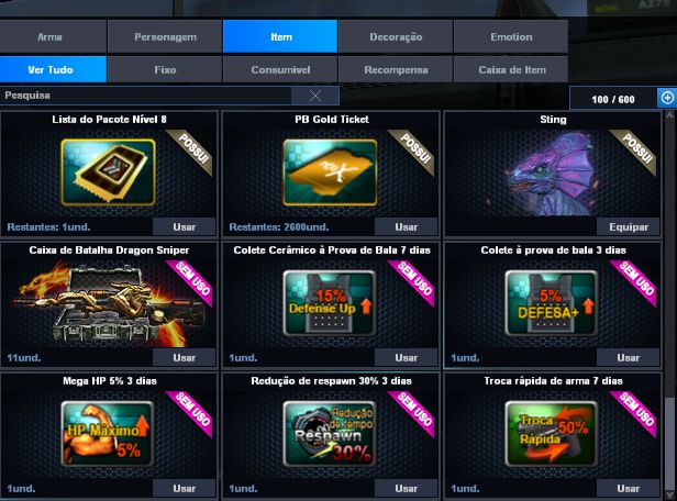 POINT BLANK (SEGUNDO TENENTE 1) (COM ITENS DE CASH) (ENTREGA AUTOMATICA)