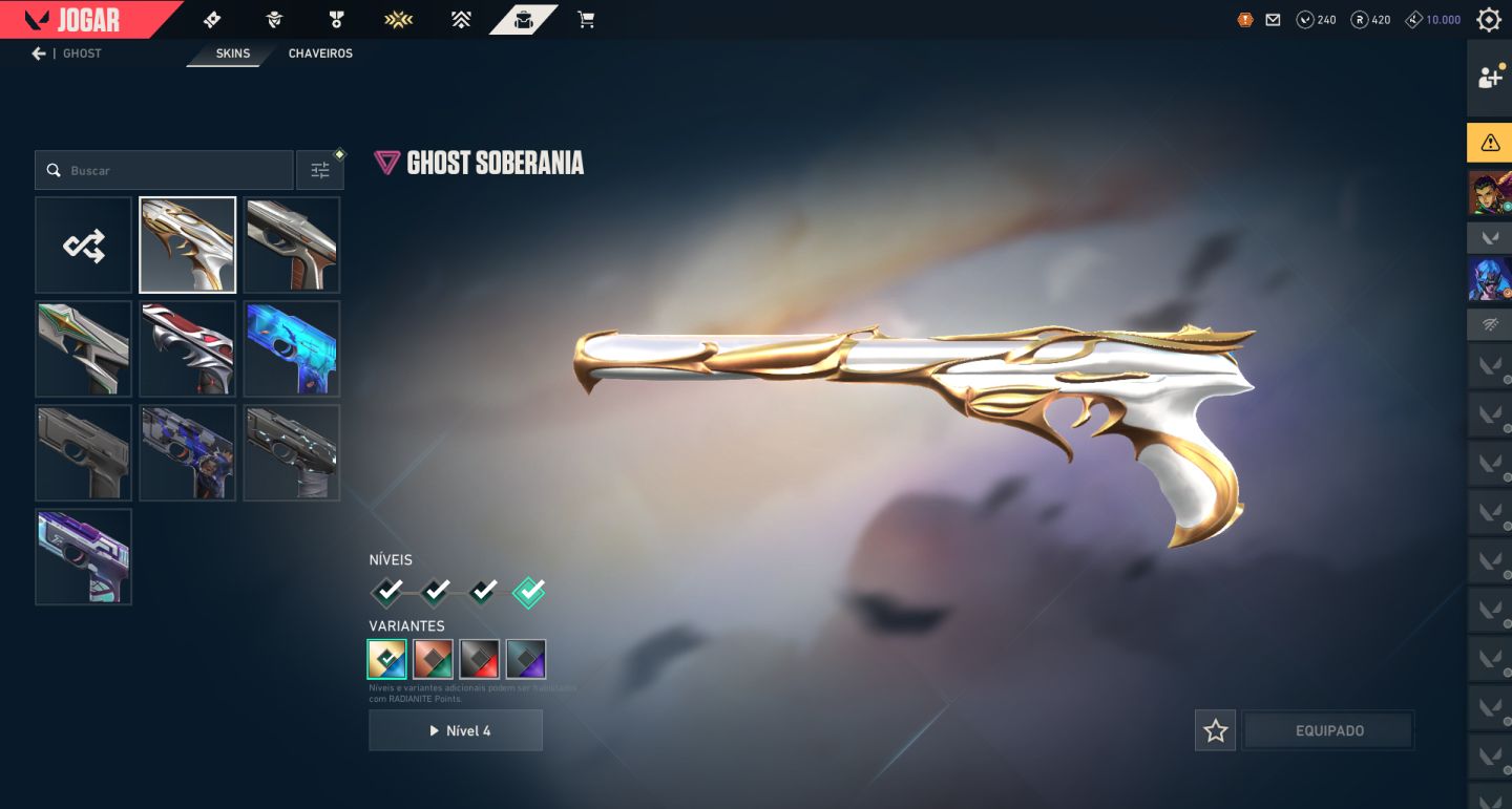 Conta valorant com +1.6k gastos muitas skins