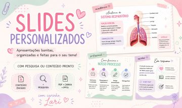 FAÇO SLIDES PROFISSIONAIS NO CANVA | QUALQUER TEMA | ENTREGA RÁPIDA