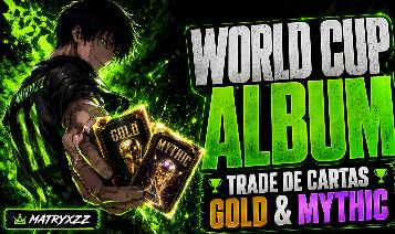 WORLD CUP ALBUM 2026 | CARTAS MYTHIC & GOLD