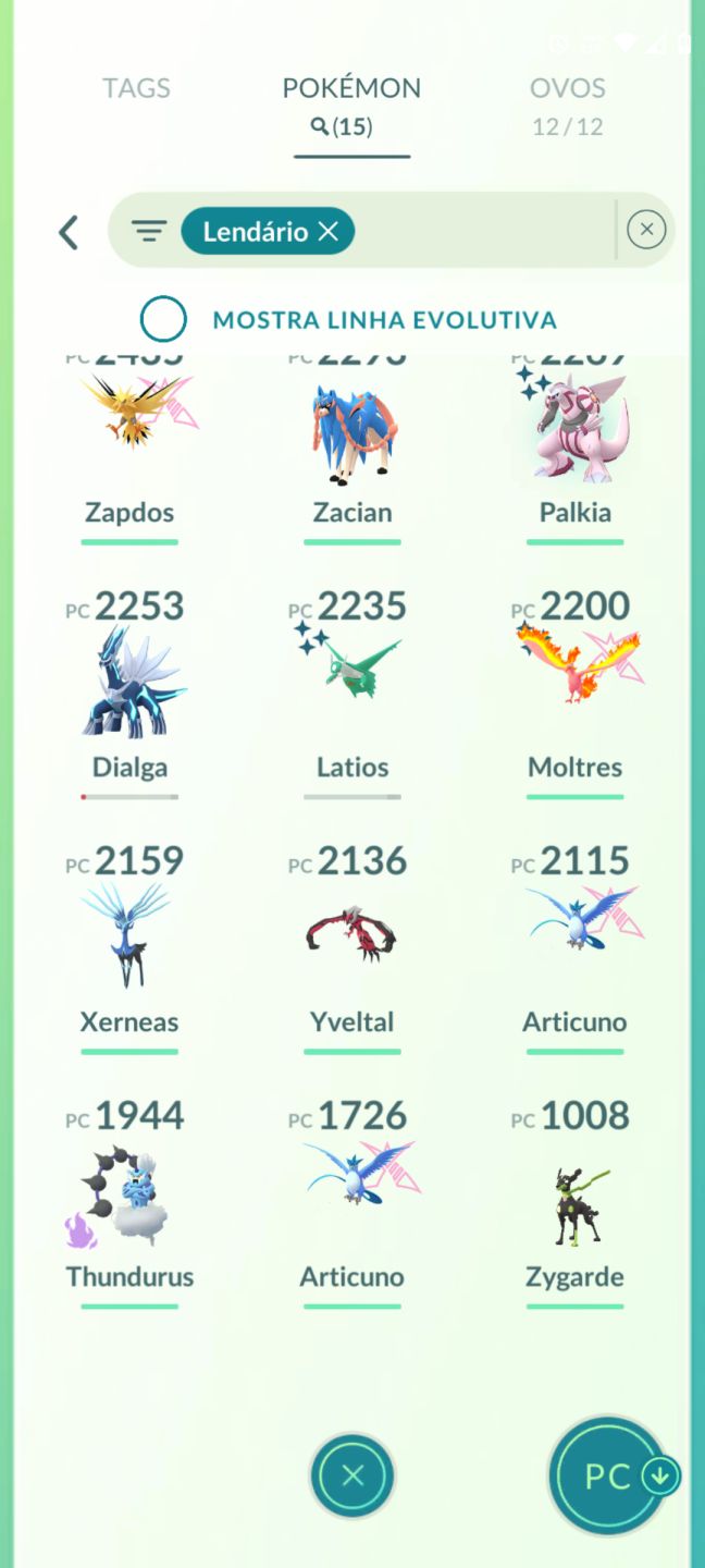 Conta Pokémon GO Lvl 40 | Mime Jr. Shiny Raro + Palkia Shiny + Trio Aves de Gala
