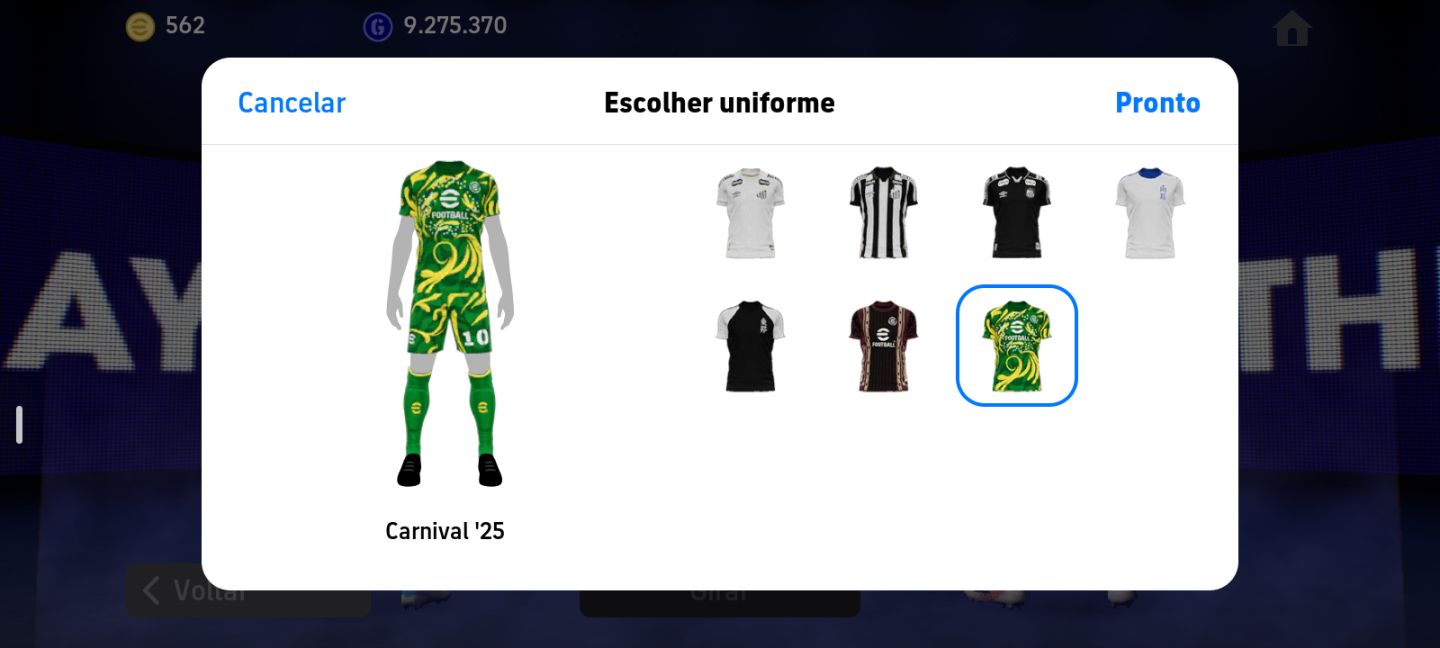 Conta efootball topzera