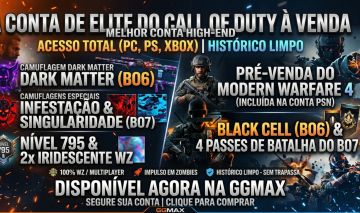Conta MW4 PSN
