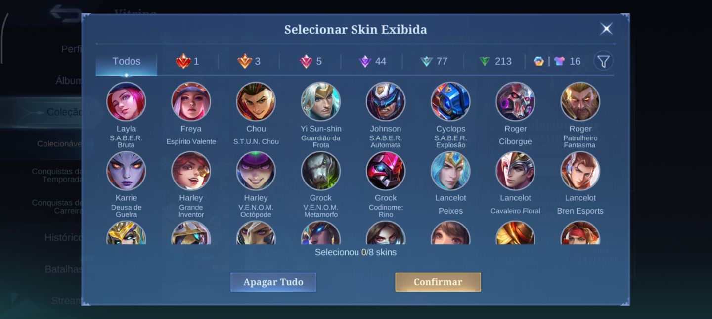 Conta Mobile Legends