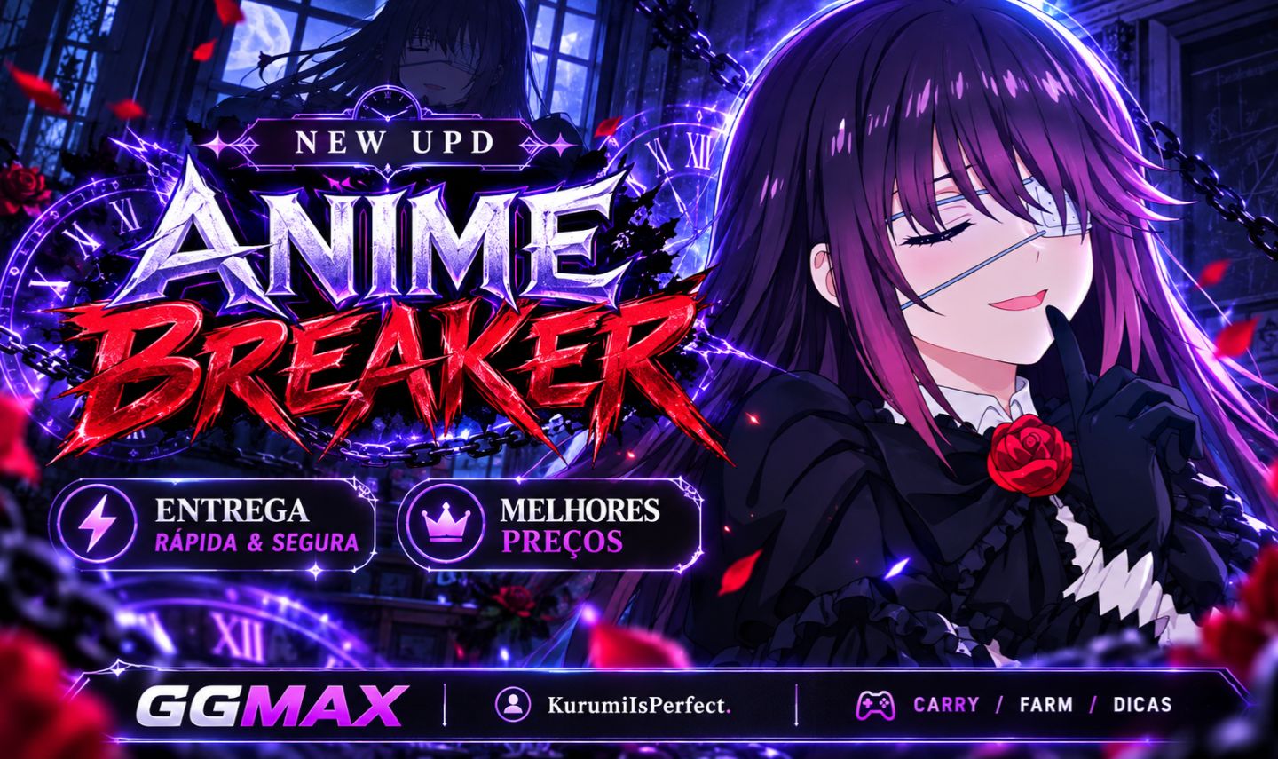 [Ghoul] Anime Breaker [Carry/ Farm & Up de Conta] [Entrega Rápida]