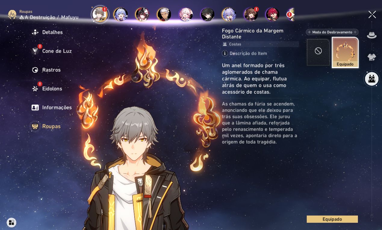 CONTA REROLL HONKAI STAR RAIL: ASHVEIL + MORTENAX BLADE E OUTROS