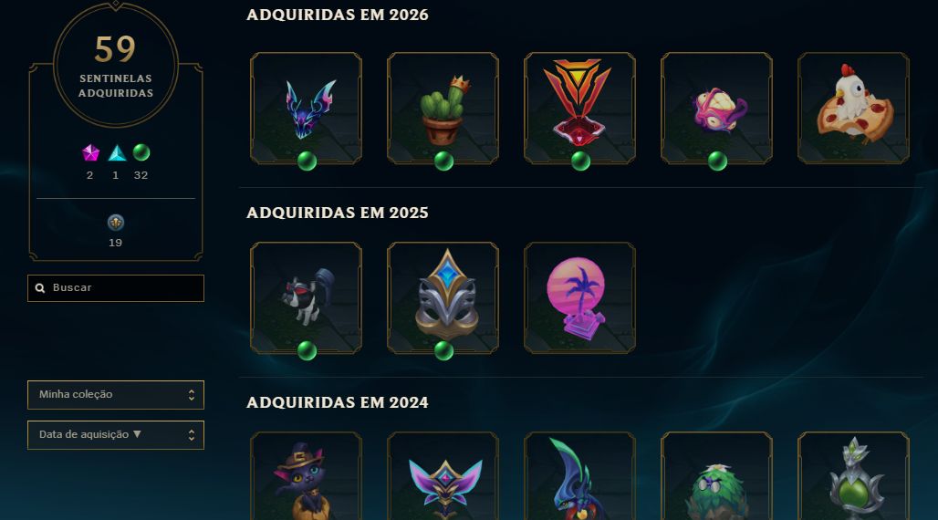 Conta de lol - GM 1500 PDL - 450 skins