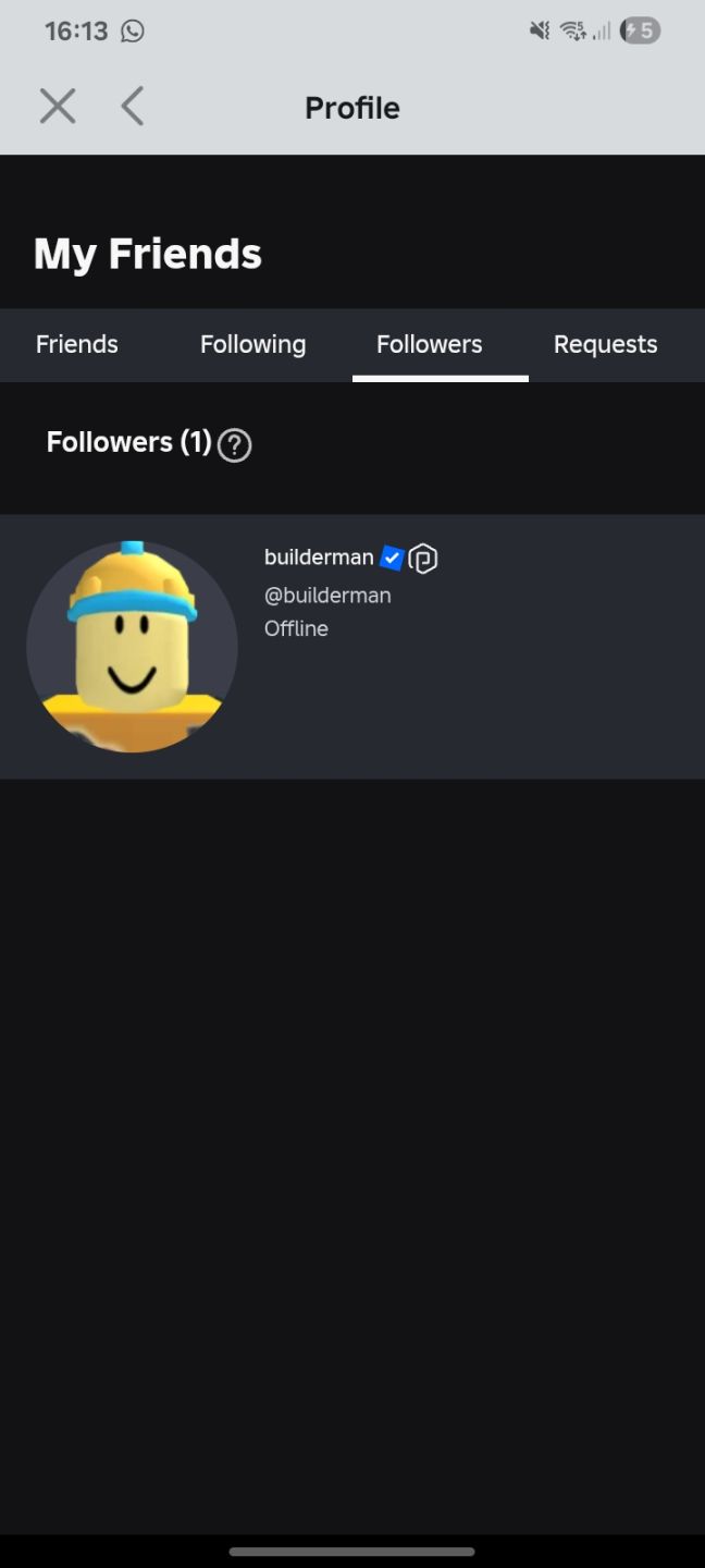 Conta do roblox criada em 2012!!