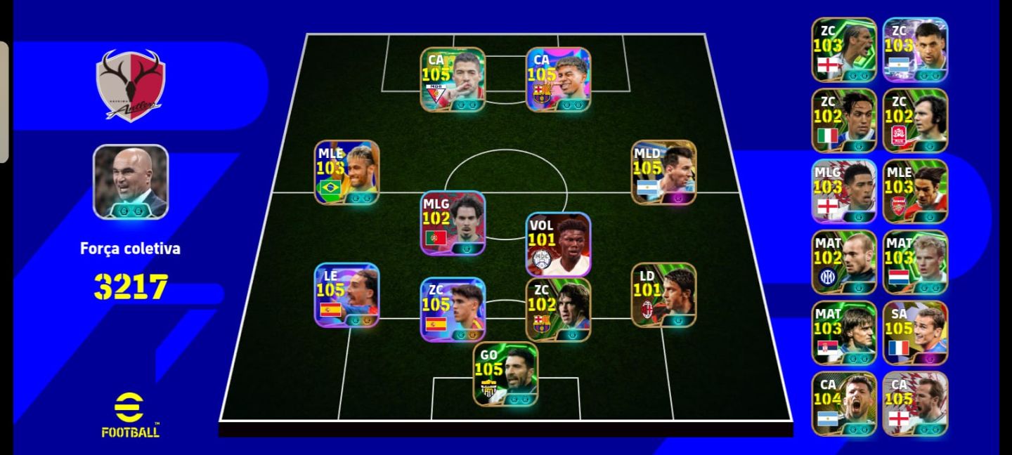 Conta com griezmann e messi big time