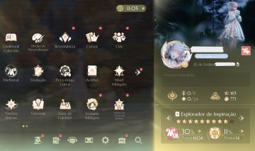 Conta Infinity Nikki - Rank 71 - 8 looks completos, 3 limitados