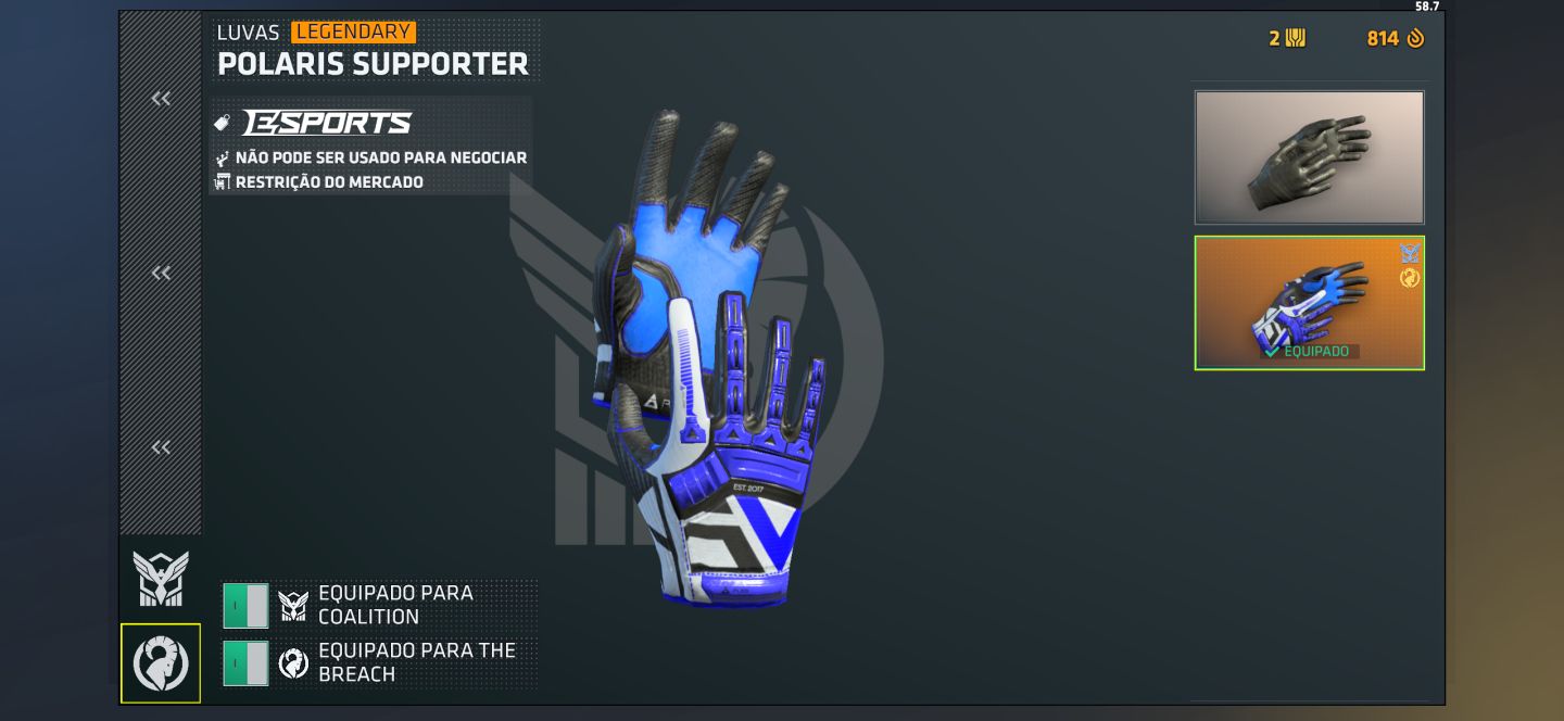 Conta de Critical Ops com Kit de luva e faca exclusivo da Polaris