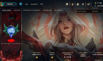 Conta colecionador com Ahri de R$ 1600 + Lucian Gacha + PAX Sivir e 71 mil RP