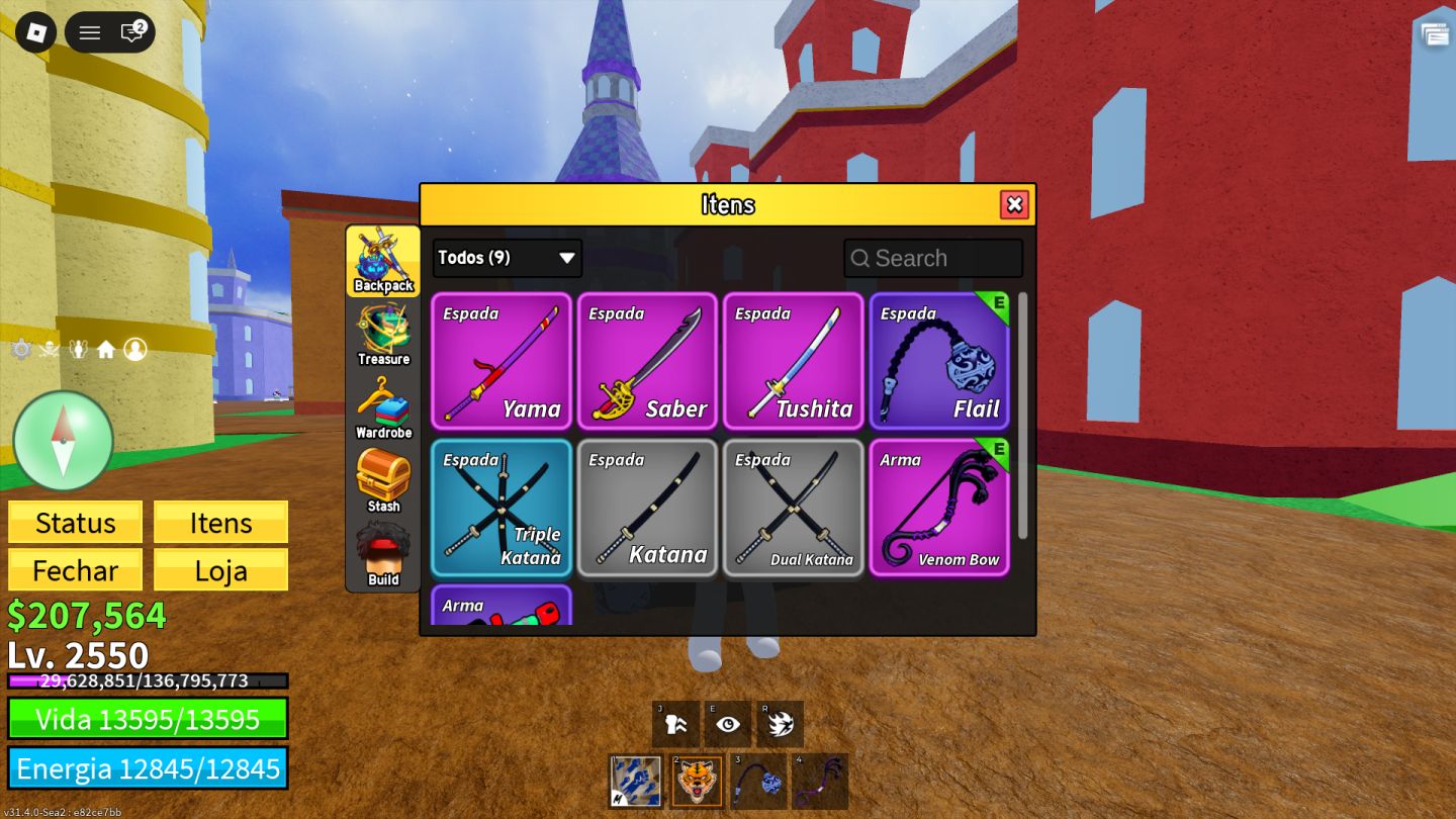 CONTA ROBLOX FOCADA EM BLOX FRUITS, ROUBE UM BAIRONT E BOLA DA MORTE