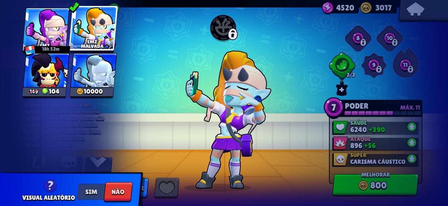 Conta brawl stars antiga e gemada
