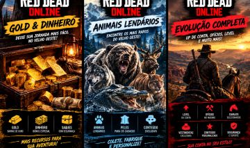 RED DEAD ONLINE PC | GOLD, LEVEL, OFÍCIOS E MUITO MAIS