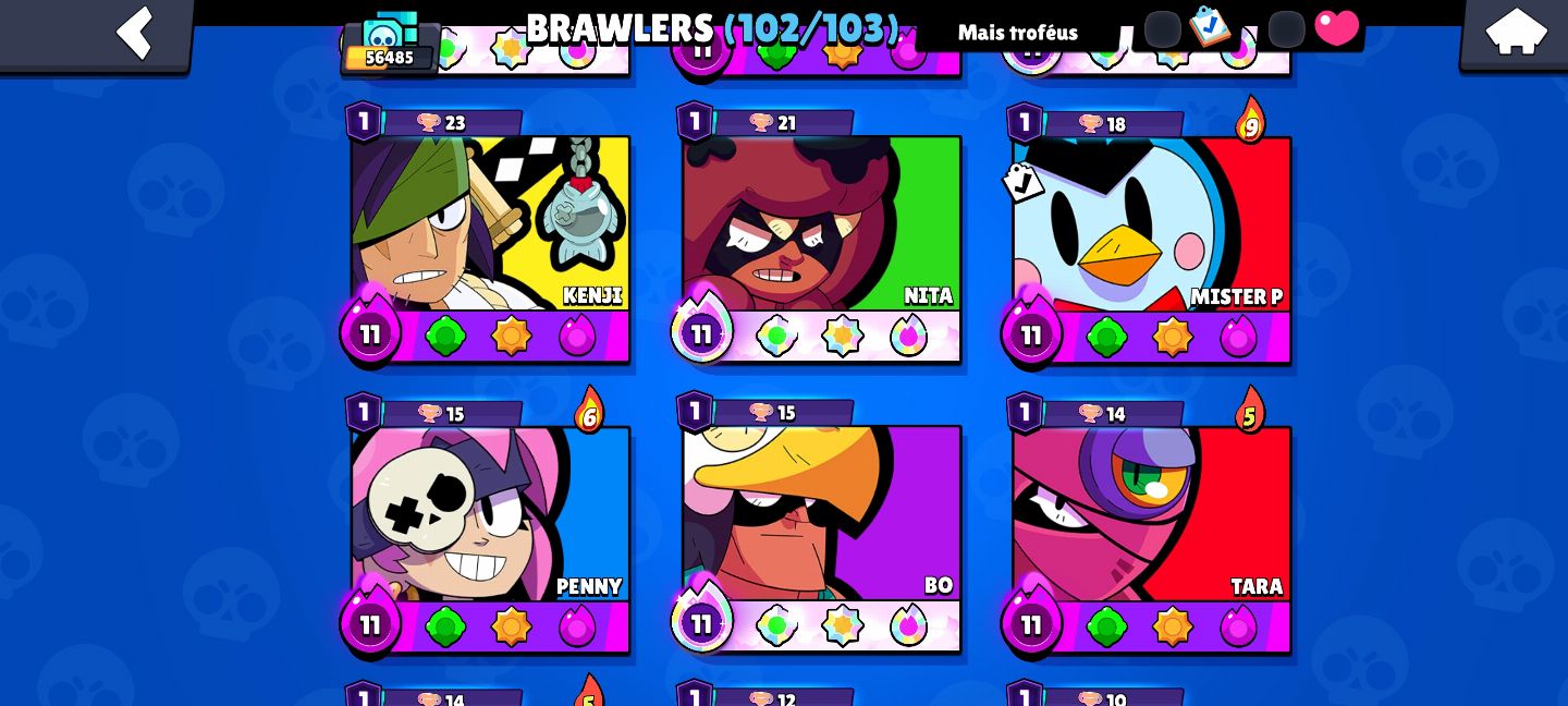 Conta Super completa para ranked, todos os brawler, e muito mais