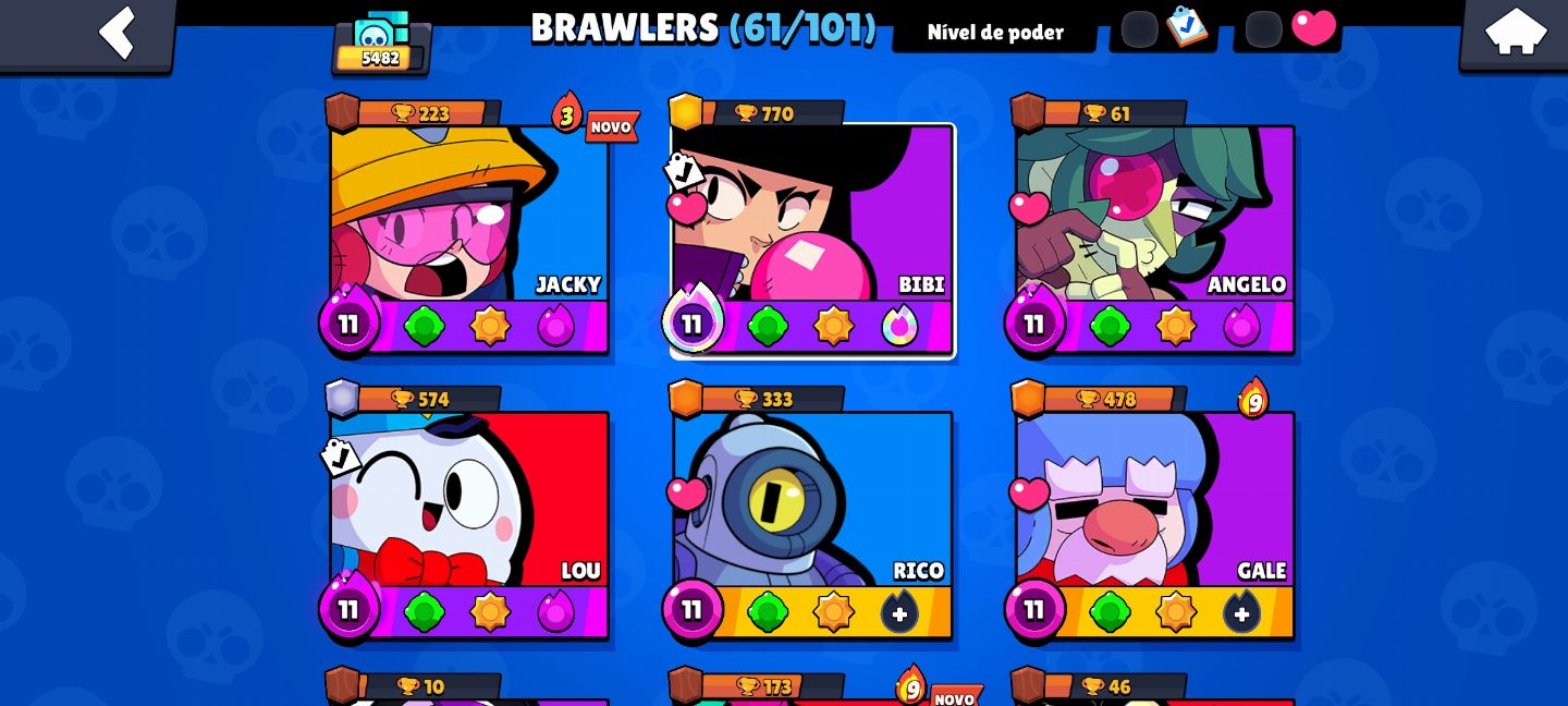 CONTA BRAWL STARS | 5K TROFÉUS