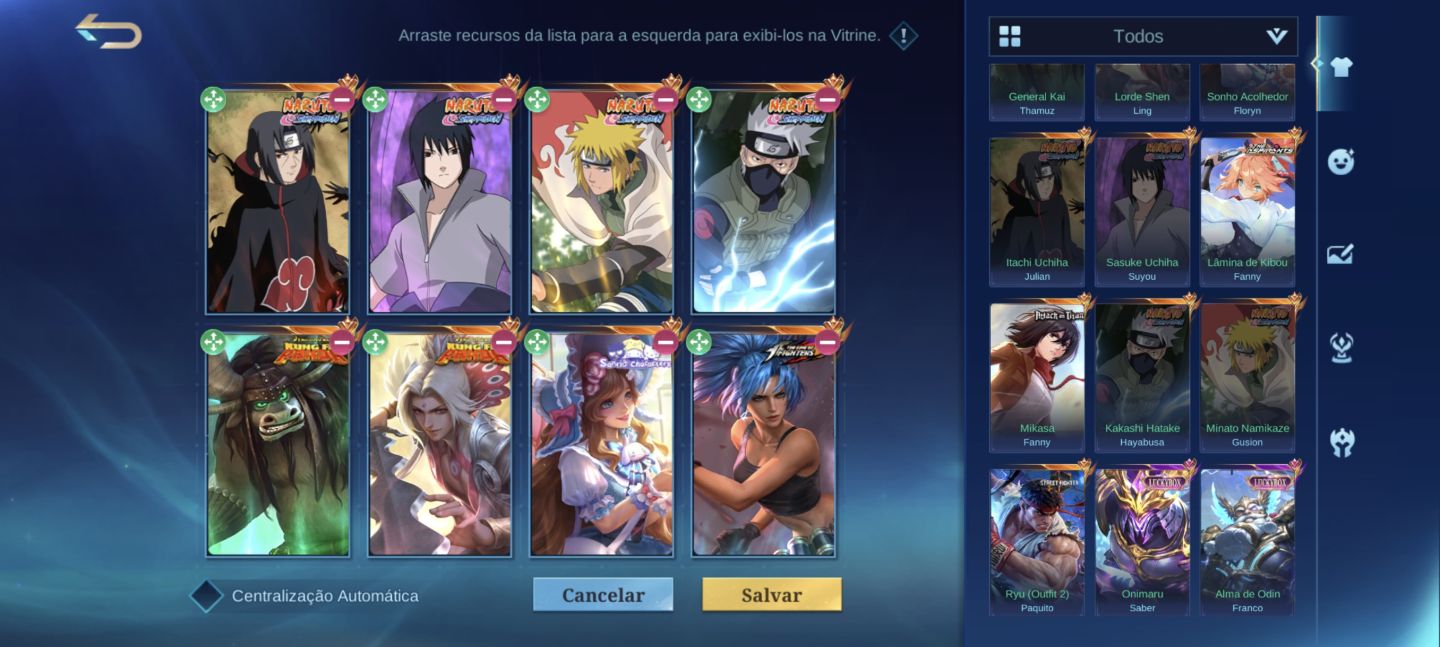 Conta mobile legends assassino